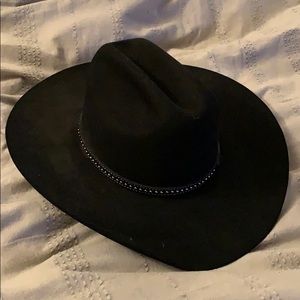 Black Resistol cowboy hat